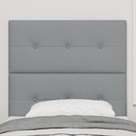 VidaXL Lumière de Tête LED Gris Clair 100 cm Tissu