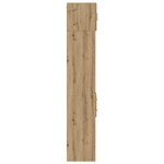 Meuble de rangement slim vidaXL Chêne artisanal 30x42.5x225 cm Bois d'ingénierie