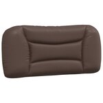 vidaXL Cadre de lit avec LED sans matelas marron 80x200 cm