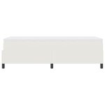 vidaXL Lit Box Spring avec Matelas Crème 90x200 cm Tissu en Corduroy