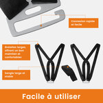 Kit Déménagement Complet – Harnais de Levage x2  Gants Antidérapants  Bâche 3x4 m & Adhésif 68m