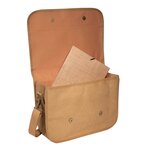 Besace Washable Paper Eterneco - Brun Motifs Géométriques - Exacompta