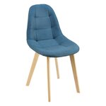 Lot de 4 chaises de salle à manger 86 x 53 x 47 cm bleu 03_0006769