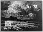 Pièce de monnaie en Argent - Cuivre 10000 Francs g 77.75 (2.5 oz) Ag - 750 (24.11 oz) Zn - 120 (3.85 oz) Cu Millésime 2024 Van Gogh Tri-Metal WHEAT FIELD WITH CYPRESSES