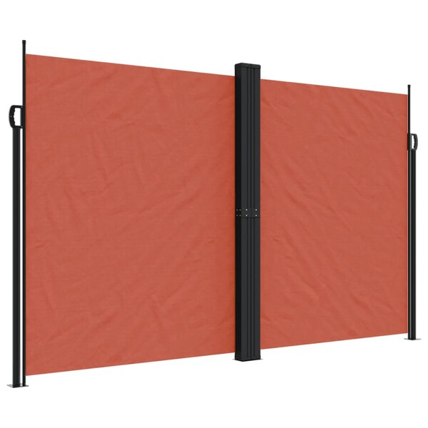 vidaXL Auvent latéral rétractable terre cuite 200x1000 cm