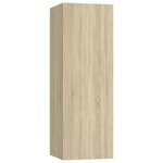 vidaXL Ensemble de meubles TV 4 Pièces Chêne sonoma Bois d'ingénierie