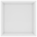 vidaXL Meuble TV mural Blanc brillant 102x35x35 cm Bois d’ingénierie