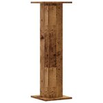 vidaXL Supports pour plantes 2 Pièces vieux bois bois d'ingénierie