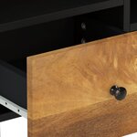 vidaXL Meuble TV 100x33x46 cm bois de manguier et d'ingénierie