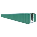 vidaXL Abri de jardin Vert 257x990x181 cm Acier galvanisé