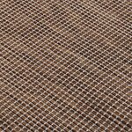 vidaXL Tapis à tissage plat d'extérieur 160x230 cm Marron