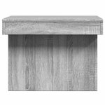 vidaXL Table basse sonoma gris 80x55x40 cm bois d'ingénierie