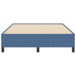 vidaXL Cadre de Lit Bleu 140x200 cm Tissu en Corde