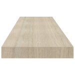 vidaXL Étagères murales flottantes 4 Pièces chêne 90x23 5x3 8 cm MDF