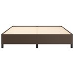 vidaXL Cadre de lit sans matelas marron 180x200 cm similicuir