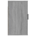 vidaXL Meuble TV mural Sonoma gris 40x34 5x60 cm