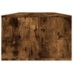 vidaXL Table basse chêne fumé 102x55x35 cm bois d'ingénierie