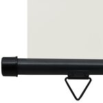 vidaXL Auvent latéral de balcon 120x250 cm Crème