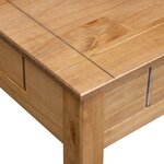 vidaXL Table basse 100x60x45 cm Pin massif Assortiment Panama