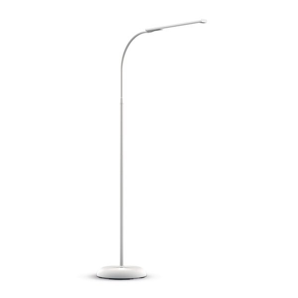 Lampadaire liseuse Led Pirro, 7 W - Blanc