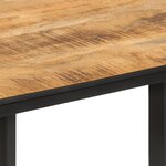vidaXL Table à manger 110x55x75 5 cm bois de manguier massif