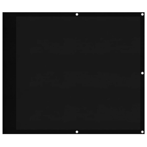 vidaXL Écran de balcon noir 90x1000 cm 100  polyester oxford