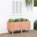 vidaXL Lit surélevé de jardin 121x50x57 cm bois Douglas massif