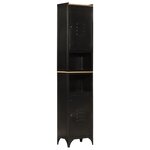 vidaXL Ensemble de meubles salle de bain 3 Pièces fer et bois de manguier