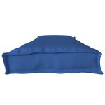 vidaXL Coussin Palette pour Banc Bleu Royal 180x40x8 cm Tissu Oxford