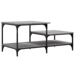 vidaXL Table basse sonoma gris 100x50 5x45 cm bois d'ingénierie