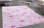 Tapis enfant Etoile 100 x 150 cm - Rose