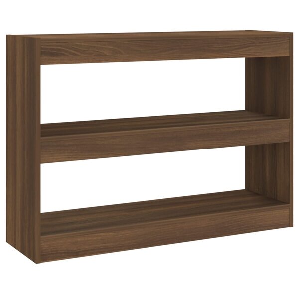 vidaXL Bibliothèque/Séparateur de pièce chêne marron 100x30x72 cm