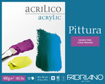 FABRIANO PITTURA -Bloc 40x50 cm -400 gsm -10 feuilles grain fin
