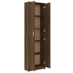 vidaXL Garde-robe couloir Chêne marron 55x25x189 cm Bois d'ingénierie