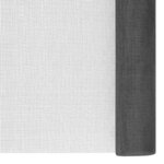 vidaXL Écran en treillis Fibre de verre 112x2000 cm Noir