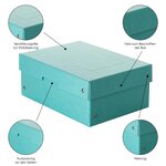 Purebox Pastel A5 100mm - Bleu - X 5 - Falken