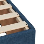 vidaXL Cadre de lit Bleu 80x200 cm Tissu