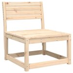vidaXL Canapés de jardin avec coussins 2Pièces bois de pin massif