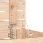 vidaXL Panier à linge 44x44x66 cm bois massif de pin