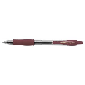Stylo roller g2 à encre gel et pointe rétractable de 0 7 mm caramel pilot