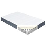 vidaXL Matelas de sommier à lattes 190x140x20 cm tissu