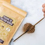 DIY encens - 100 Bâtonnets nus en bambou + Poudre Cœur de Myrrhe et poudre de finition