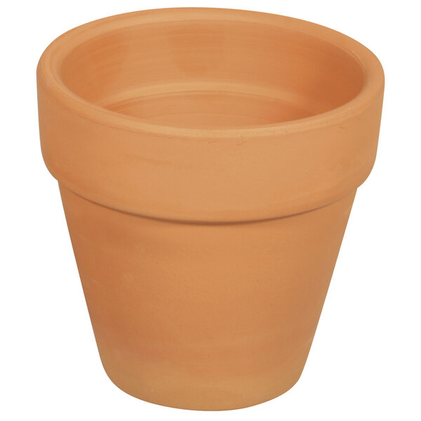Pot en terre - cuite  extérieur ø 7 2 cm  hauteur 7 2 cm