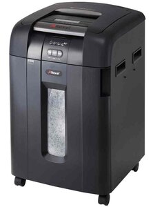 Destructeur Auto+ 600M CC 2x15 mm 600 Feuilles 80 Litres Niveau P5 Noir REXEL