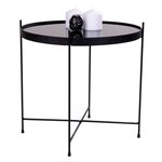 House Nordic Table basse Scarlett 48x48 cm Noir