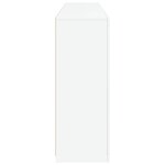 vidaXL Buffet avec lumières LED blanc 181 5x37x100 cm