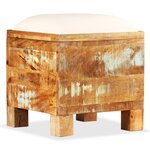 vidaXL Banc de rangement Bois massif recyclé 40 x 40 x 45 cm