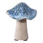 3 champignons décoratifs en céramique à poser