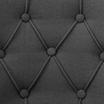 vidaXL Chaises à manger lot de 4 gris tissu