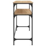 vidaXL Table console chêne sonoma 100x35 5x75 cm bois d'ingénierie